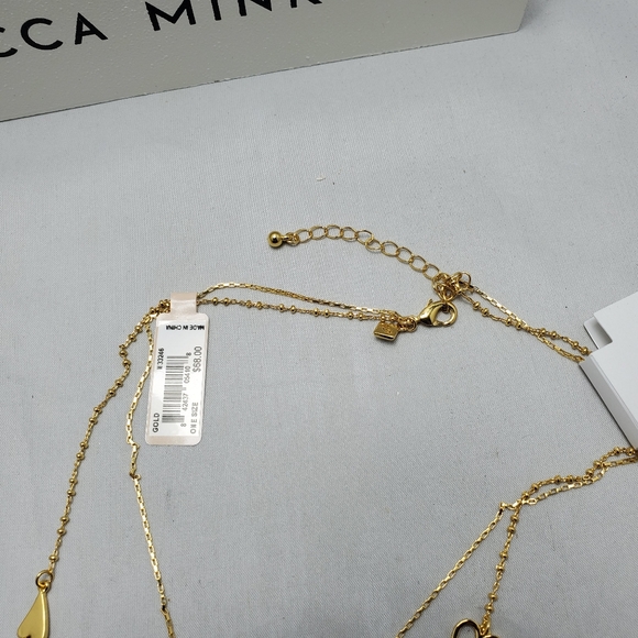 Rebecca minkoff sweetheart layered gold necklace - Picture 5 of 10